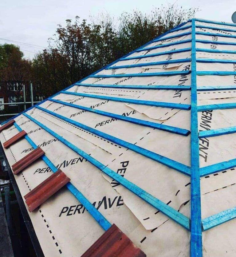 concrete tile installation