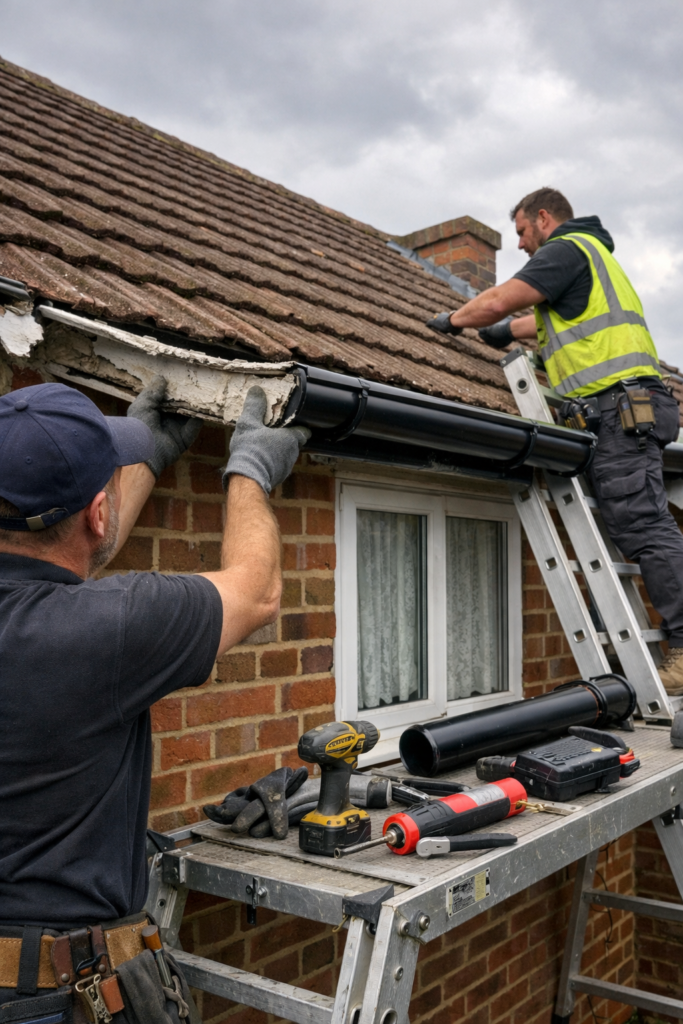 Gutter Replacement and Downpipes